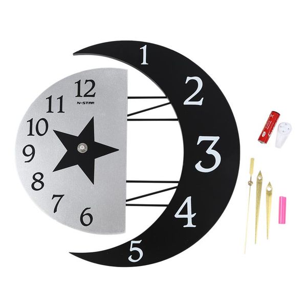 wall clocks clock modern design hollow wooden moon shape mute quartz watch on the decoration for home hanging clock-sta
wall clocks clock modern design hollow wooden moon shape mute quartz watch on the decoration for home hanging clock-sta