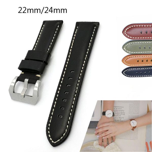 watch bands dictac leather strap fashion casual silver buckle replacement wrist quick release watchband for men women 22/24mm, Black;brown
watch bands dictac leather strap fashion casual silver buckle replacement wrist quick release watchband for men women 22/24mm, Black;brown