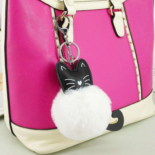 keychains white black puff ball cute cat kid womens personalised rings android car bag fluffy key chain 2021, Silver
keychains white black puff ball cute cat kid womens personalised rings android car bag fluffy key chain 2021, Silver