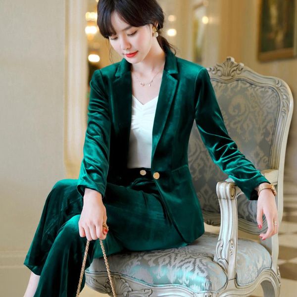 women's tracksuits gold velvet suit set spring and autumn fashion long-sleeved female casual overalls pants 2 piece, Gray
women's tracksuits gold velvet suit set spring and autumn fashion long-sleeved female casual overalls pants 2 piece, Gray