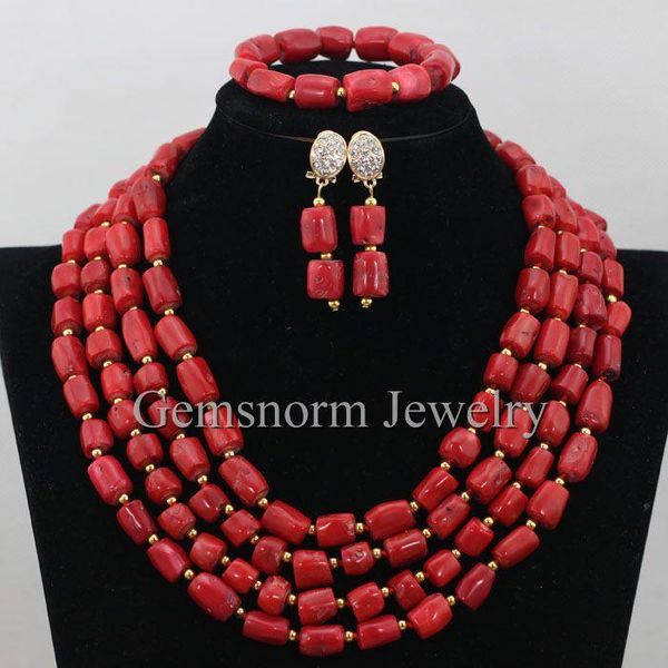 earrings & necklace nigerian wedding red coral beads jewelry set african sets 2021 brides gift cnr371, Silver
earrings & necklace nigerian wedding red coral beads jewelry set african sets 2021 brides gift cnr371, Silver