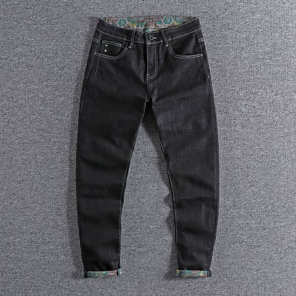 2021new interior pattern printing slim fit jeans men's trend casual european and american black leg pants cool trouser 0823 6w48, White;black
2021new interior pattern printing slim fit jeans men's trend casual european and american black leg pants cool trouser 0823 6w48, White;black