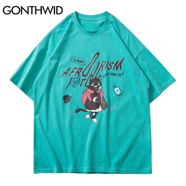tees shirt men casual streetwear hip hop cartoon cat cup print tshirts short sleeve cotton harajuku loose t-shirts 210602, White;black
tees shirt men casual streetwear hip hop cartoon cat cup print tshirts short sleeve cotton harajuku loose t-shirts 210602, White;black