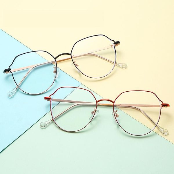 fashion sunglasses frames retro metal flat mirror simple irregular trend men and women decorative classic glasses, Black
fashion sunglasses frames retro metal flat mirror simple irregular trend men and women decorative classic glasses, Black