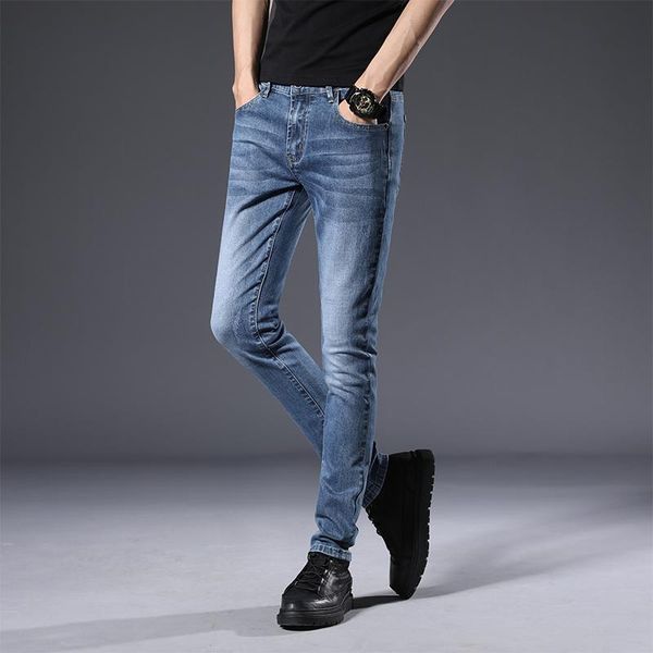 men's jeans autumn winter cotton fashion slim stretch casual denim trousers daily all-match skinny pants, Blue
men's jeans autumn winter cotton fashion slim stretch casual denim trousers daily all-match skinny pants, Blue