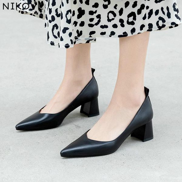 dress shoes nikove 2021 women pumps leather+pu pointed toe med heel slip on solid casual spring summer size 34-39, Black
dress shoes nikove 2021 women pumps leather+pu pointed toe med heel slip on solid casual spring summer size 34-39, Black