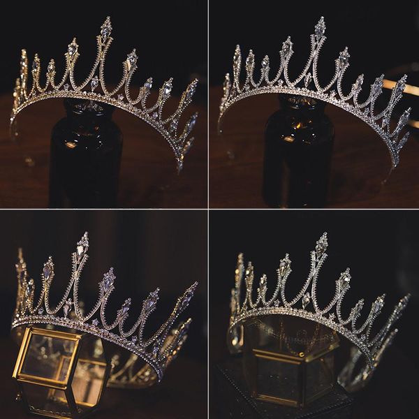 vintage crown bridal tiara wedding hair accessory for women bridesmaids hairband jewelry shine rhinestone party hairwear an03, Golden;silver
vintage crown bridal tiara wedding hair accessory for women bridesmaids hairband jewelry shine rhinestone party hairwear an03, Golden;silver