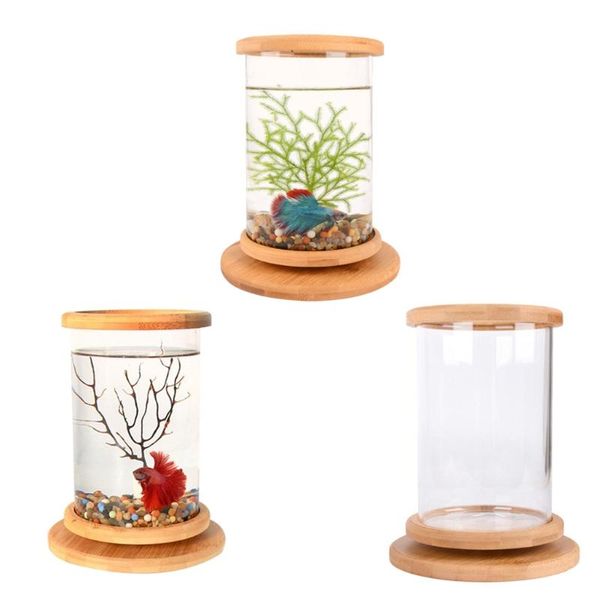 aquariums mini fish tank aquarium starter kits deskbowl with bamboo frame 360° manual rotatable perfect office home décor
aquariums mini fish tank aquarium starter kits deskbowl with bamboo frame 360° manual rotatable perfect office home décor