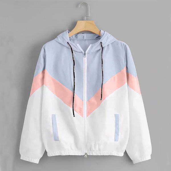 fashion hooded windbreaker jacket patchwork jackets women color block zipper jacket fall autumn casual coats outerwear raincoat, Black;brown
fashion hooded windbreaker jacket patchwork jackets women color block zipper jacket fall autumn casual coats outerwear raincoat, Black;brown