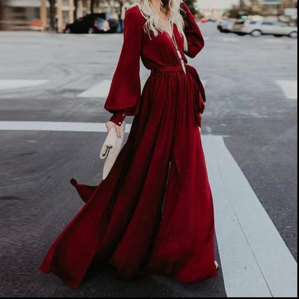 2021 women long dress v neck long sleeve belted chiffon maxi dress summer dress boho style beach vestidos de robe, Black;gray
2021 women long dress v neck long sleeve belted chiffon maxi dress summer dress boho style beach vestidos de robe, Black;gray