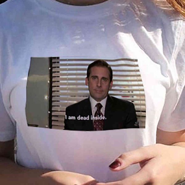 women's short sve men's and women's interting "i' dead" t-shirts, office fashion casual shirts, 2021, White
women's short sve men's and women's interting "i' dead" t-shirts, office fashion casual shirts, 2021, White