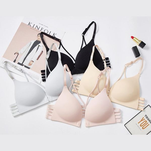 bras front buckle bra fashion solid color bralette adjustable shoulder strap women's intimates, Red;black
bras front buckle bra fashion solid color bralette adjustable shoulder strap women's intimates, Red;black