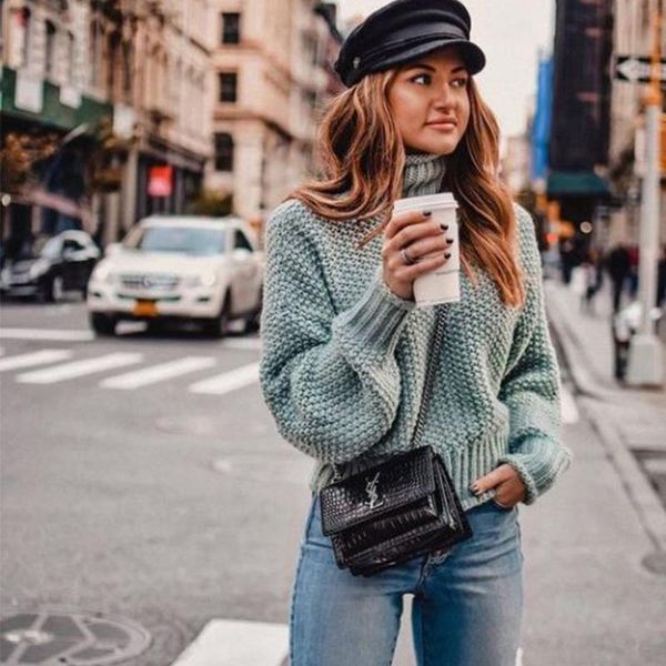 women's sweaters 2021 fall winter fashion turtleneck women lantern sleeve bat pullovers female loose knitted jumpers ladies, White;black
women's sweaters 2021 fall winter fashion turtleneck women lantern sleeve bat pullovers female loose knitted jumpers ladies, White;black