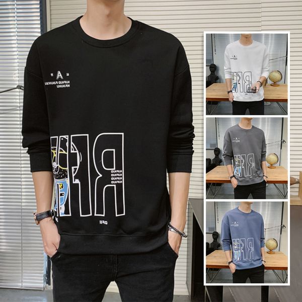and sweater winter 2021 spring fashion round ne upper garment long sve t-shirt men's autumn wear, Black
and sweater winter 2021 spring fashion round ne upper garment long sve t-shirt men's autumn wear, Black