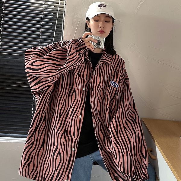 2021 of spring and autumn retro-harajuku zebra street fashion loose male long sleeve olc8a1, White;black
2021 of spring and autumn retro-harajuku zebra street fashion loose male long sleeve olc8a1, White;black