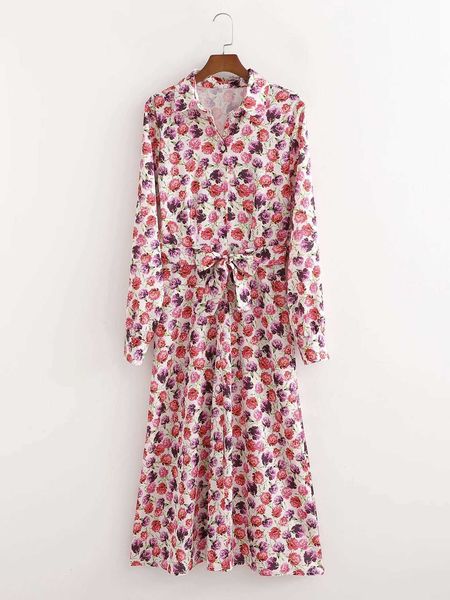casual dresses fall 3334 europe and the united states' floral print long-sleeved shirt type factory direct wholesale es wvb5, Black;gray
casual dresses fall 3334 europe and the united states' floral print long-sleeved shirt type factory direct wholesale es wvb5, Black;gray