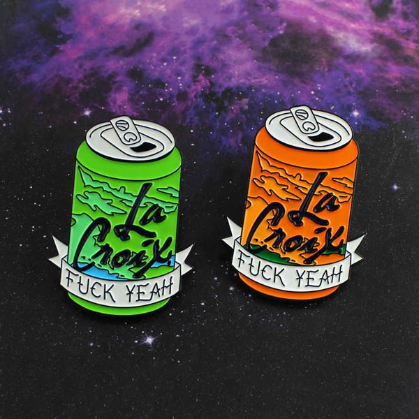 new products creative alloy can shape oil dripping brooch jewelry cartoon trend versatile badge, Gray
new products creative alloy can shape oil dripping brooch jewelry cartoon trend versatile badge, Gray