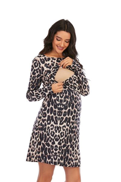 maternity dresses leopard women pregancy fall winter clothes nursing jersey outfits long sleeve, White
maternity dresses leopard women pregancy fall winter clothes nursing jersey outfits long sleeve, White