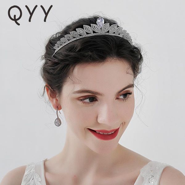 hair clips & barrettes wedding crown cubic zircon tiaras and crowns for women accessories bridal jewelry rhinestone headpiece bridesmaid gif, Golden;silver
hair clips & barrettes wedding crown cubic zircon tiaras and crowns for women accessories bridal jewelry rhinestone headpiece bridesmaid gif, Golden;silver