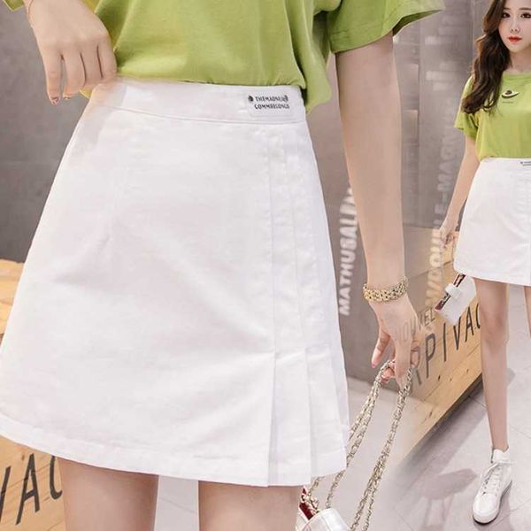fashion skirts 2021 summer denim women's korean high waist a-line short temperament pleated, Black
fashion skirts 2021 summer denim women's korean high waist a-line short temperament pleated, Black