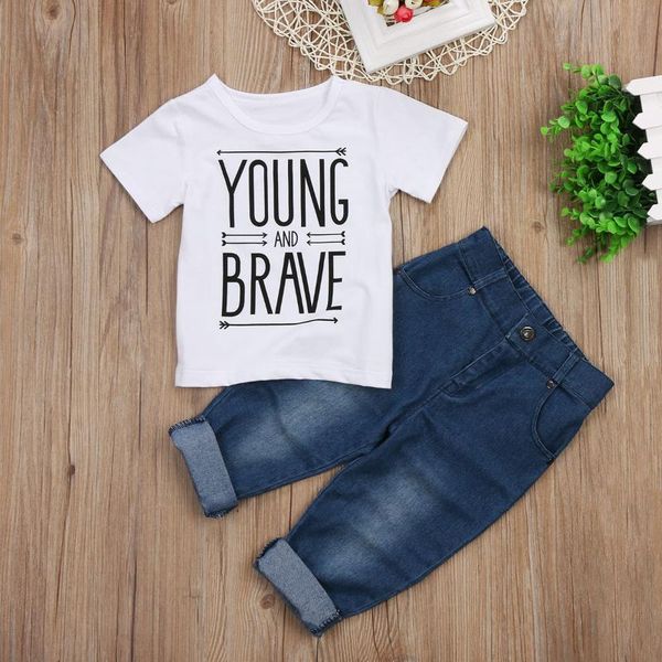 clothing sets kids toddler baby boy clothes summer short sleeve t-shirt + pants 2pcs set, White
clothing sets kids toddler baby boy clothes summer short sleeve t-shirt + pants 2pcs set, White