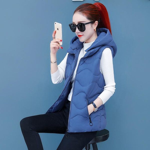women's vests fashion women short vest jacket detachable hooded slim cotton sleeveless outerwear solid casual warm plus size female, Black;white
women's vests fashion women short vest jacket detachable hooded slim cotton sleeveless outerwear solid casual warm plus size female, Black;white