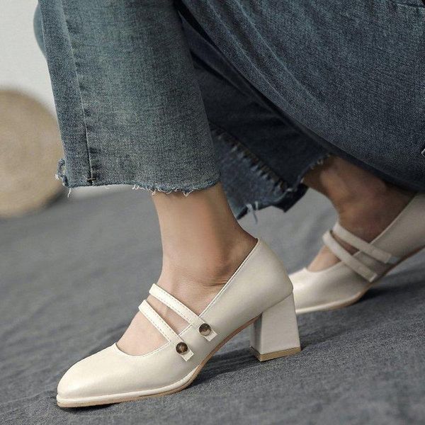 dress shoes women pumps mid heels plus size office ladies slip on pu leather party wedding woman female mujer sapato feminino d2370, Black
dress shoes women pumps mid heels plus size office ladies slip on pu leather party wedding woman female mujer sapato feminino d2370, Black
