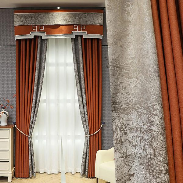 curtain & drapes custom chinese landscape printing splicing livingroom cotton blackout valance tulle panel m1143
curtain & drapes custom chinese landscape printing splicing livingroom cotton blackout valance tulle panel m1143