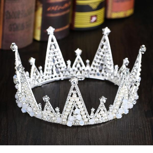 new handmade wedding round crown baroque rhinestone pearl crown party princess crown bride wedding hair accessor jlllau
new handmade wedding round crown baroque rhinestone pearl crown party princess crown bride wedding hair accessor jlllau