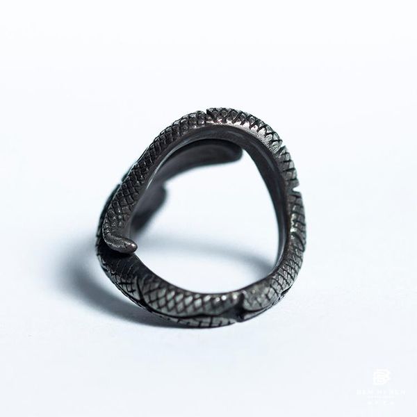 cluster rings bem hi ben men's women's python snake open ring 925 sterling silver original design hand made biker dark customized, Golden;silver
cluster rings bem hi ben men's women's python snake open ring 925 sterling silver original design hand made biker dark customized, Golden;silver