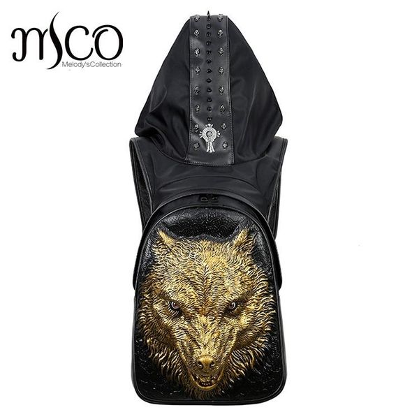 backpack fashion personality fierce wolf embossing knife leather rivets with hood cap apparel bag cross bags hiphop man
backpack fashion personality fierce wolf embossing knife leather rivets with hood cap apparel bag cross bags hiphop man
