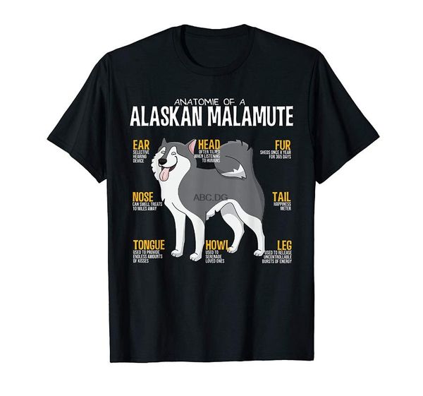 men's t-shirts anatomy of a alaskan malamute dogs t-shirt funny dog owner, White;black
men's t-shirts anatomy of a alaskan malamute dogs t-shirt funny dog owner, White;black