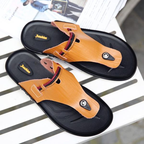 slippers sandals for men 2021 flip flops men's leather sandale ete homme sandalia hombre cuero genuino sandalias de para, Black
slippers sandals for men 2021 flip flops men's leather sandale ete homme sandalia hombre cuero genuino sandalias de para, Black