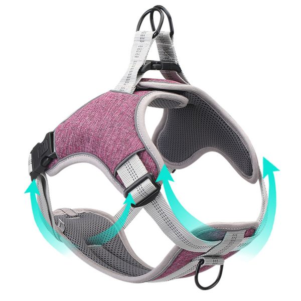 reflective pet dog harness vest soft breathable adjustable pet harnesses dog harness for small medium large dogs supplies 2021
reflective pet dog harness vest soft breathable adjustable pet harnesses dog harness for small medium large dogs supplies 2021