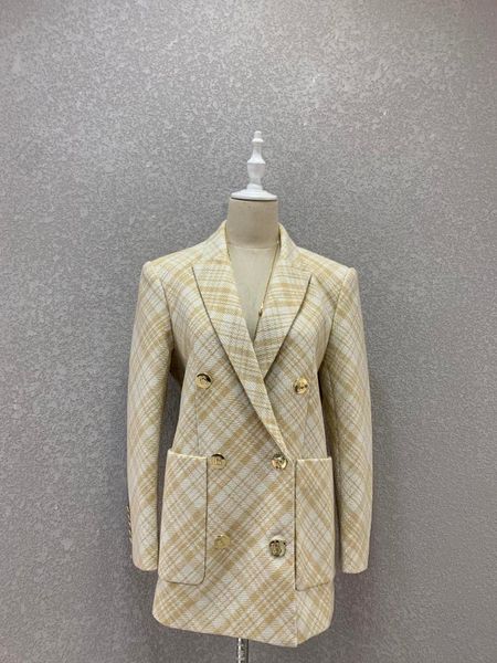 women's suits & blazers 2021 spring women double breasted plaid blazer jacket ladies chic outerwear for female gdnz 3.01, White;black
women's suits & blazers 2021 spring women double breasted plaid blazer jacket ladies chic outerwear for female gdnz 3.01, White;black