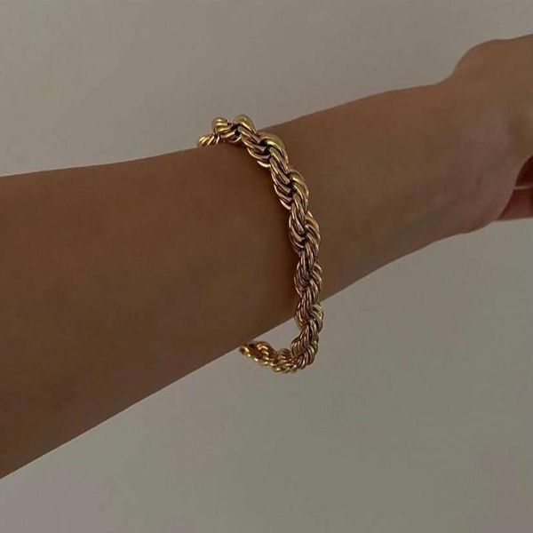 link, chain p28 rispada rope twisted link bracelet for women girl men gift jewelry punk, Black
link, chain p28 rispada rope twisted link bracelet for women girl men gift jewelry punk, Black