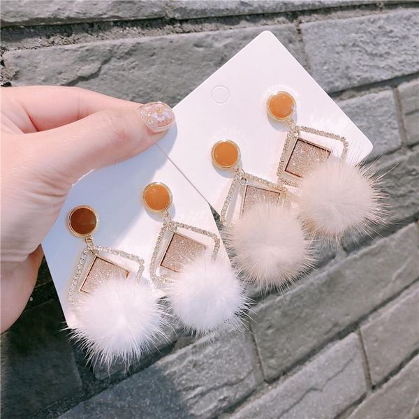 dangle & chandelier 2021 autumn winter beige white pom hairball earrings fashion geometric crystal sequin drop earring for women bijoux, Silver
dangle & chandelier 2021 autumn winter beige white pom hairball earrings fashion geometric crystal sequin drop earring for women bijoux, Silver