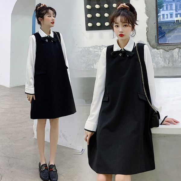 maternity dresses 5536# blouse + dress clothes loose stylish long sleevess two pieces for pregnant women mom, White
maternity dresses 5536# blouse + dress clothes loose stylish long sleevess two pieces for pregnant women mom, White