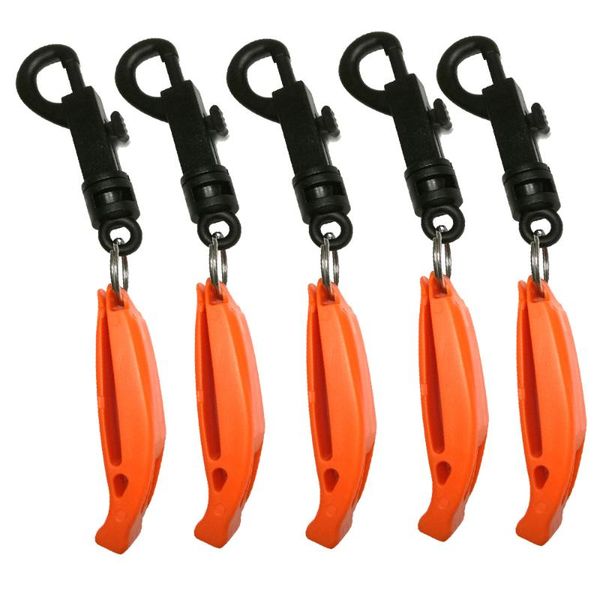 

rafts/inflatable boats safety whistle with clip for boating camping hiking hunting scuba diving outdoor emergency survival rescue signaling