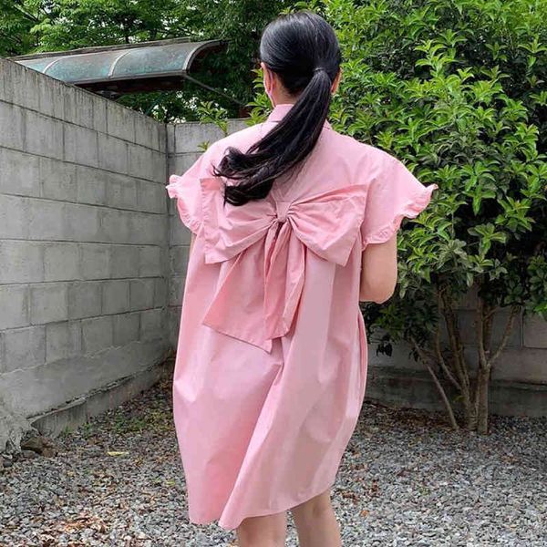 casual dresses korea chic sweet and age-reducing lapel back bow decoration loose wood ears flared sleeve dress skirt r2q0, Black;gray
casual dresses korea chic sweet and age-reducing lapel back bow decoration loose wood ears flared sleeve dress skirt r2q0, Black;gray