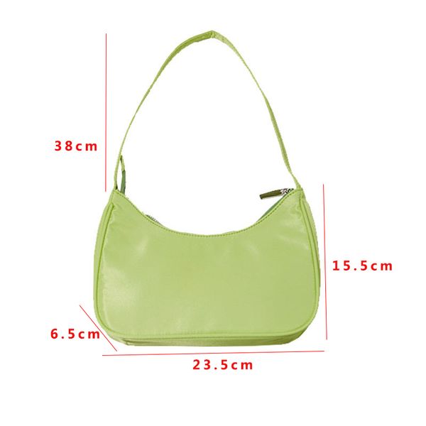 casual shoulder bag for women trendy fluorescent green nylon handbag female small subaxillary bags girl baguette mini hand bag
casual shoulder bag for women trendy fluorescent green nylon handbag female small subaxillary bags girl baguette mini hand bag