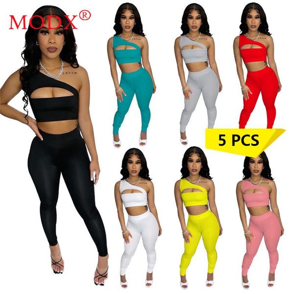 women's two piece pants summer 2021 women solid pant suit hollow out skew collar vest and training leggings matching sets wholesale ite, White
women's two piece pants summer 2021 women solid pant suit hollow out skew collar vest and training leggings matching sets wholesale ite, White