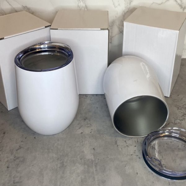 12oz blank sublimation wine tumblers egg shaped wine glass double wall mugs stainless steel tumblers with lid cyz3210
12oz blank sublimation wine tumblers egg shaped wine glass double wall mugs stainless steel tumblers with lid cyz3210