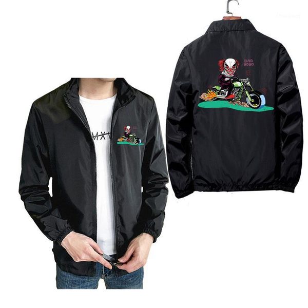 men's jackets spring motorbike clown print jacket and coats varsity streetwear oversized black zip stand collar without hoods 7xl, Black;brown
men's jackets spring motorbike clown print jacket and coats varsity streetwear oversized black zip stand collar without hoods 7xl, Black;brown