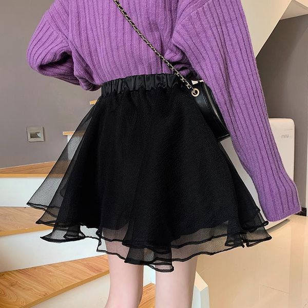skirts ball gown mini skirt women summer harajuku leisure kawaii mesh korean trendy solid simple comfortable all-match, Black
skirts ball gown mini skirt women summer harajuku leisure kawaii mesh korean trendy solid simple comfortable all-match, Black