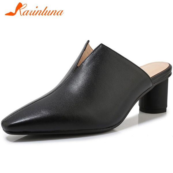dress shoes karin brand female high heel consise casual office pumps pointed toe slip on mules women summer woman, Black
dress shoes karin brand female high heel consise casual office pumps pointed toe slip on mules women summer woman, Black