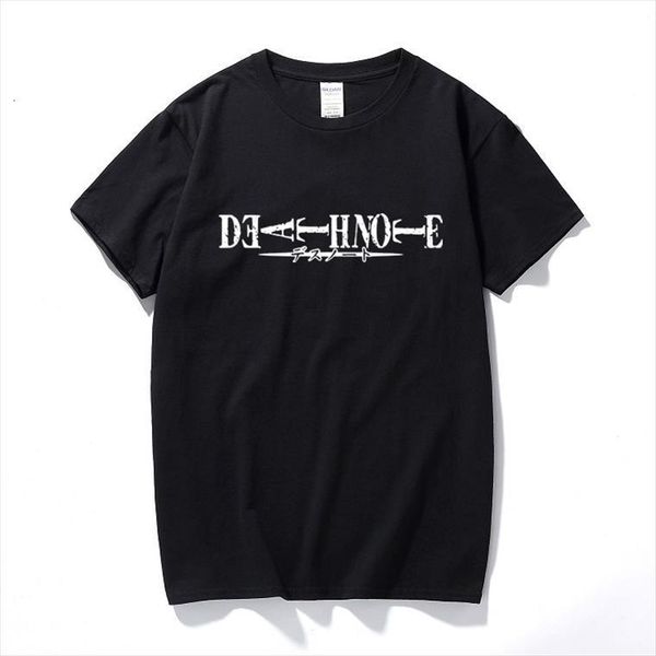 death note logo summer men t shirts casual short sleeve camisetas hombre fashion clothes, White;black
death note logo summer men t shirts casual short sleeve camisetas hombre fashion clothes, White;black