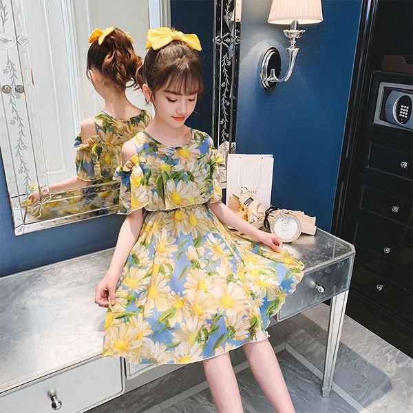 girl's dresses girls dress kids off shoulder party children's princess summer fashion floral teen 4 6 8 10 12 14 y, Red;yellow
girl's dresses girls dress kids off shoulder party children's princess summer fashion floral teen 4 6 8 10 12 14 y, Red;yellow