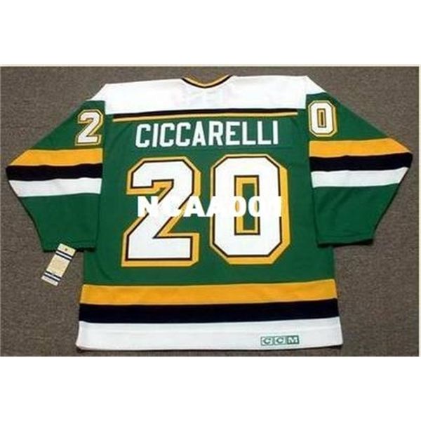 668 #20 dino ciccarelli minnesota north stars 1988 ccm vintage retro hockey jersey or custom any name or number retro jersey, Black
668 #20 dino ciccarelli minnesota north stars 1988 ccm vintage retro hockey jersey or custom any name or number retro jersey, Black