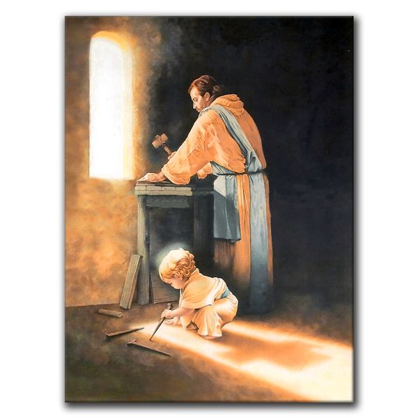 joseph the carpenter classic jesus painting artwork religion vintage poster home decor retro canvas wall art pictures for living room
joseph the carpenter classic jesus painting artwork religion vintage poster home decor retro canvas wall art pictures for living room